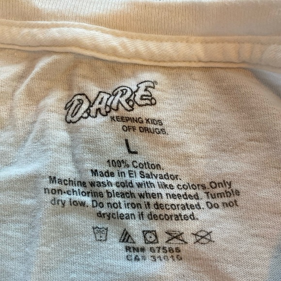 Vintage Drugs are Bad  Dare School Teacher T Shirt Size Large - Picture 3 of 5